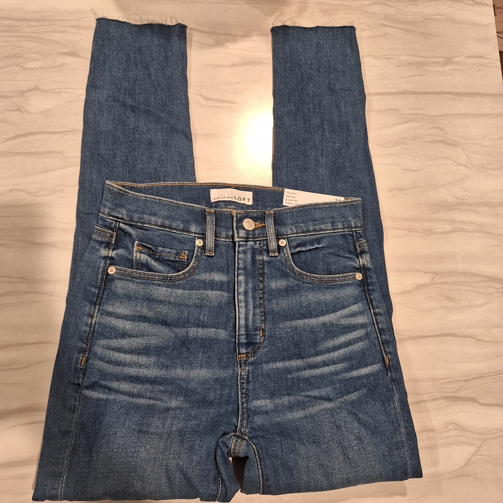 LOFT High Rise Skinny Jeans